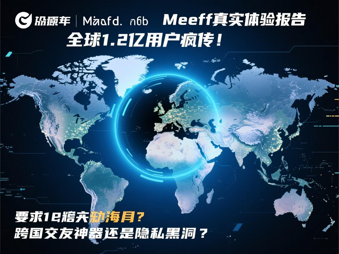 全球1.2亿用户疯传!Meeff真实体验报告,跨国交友神器还是隐私黑洞?
