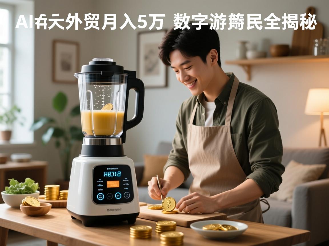 AI破壁者,在家做外贸月入5万的数字游民全揭秘