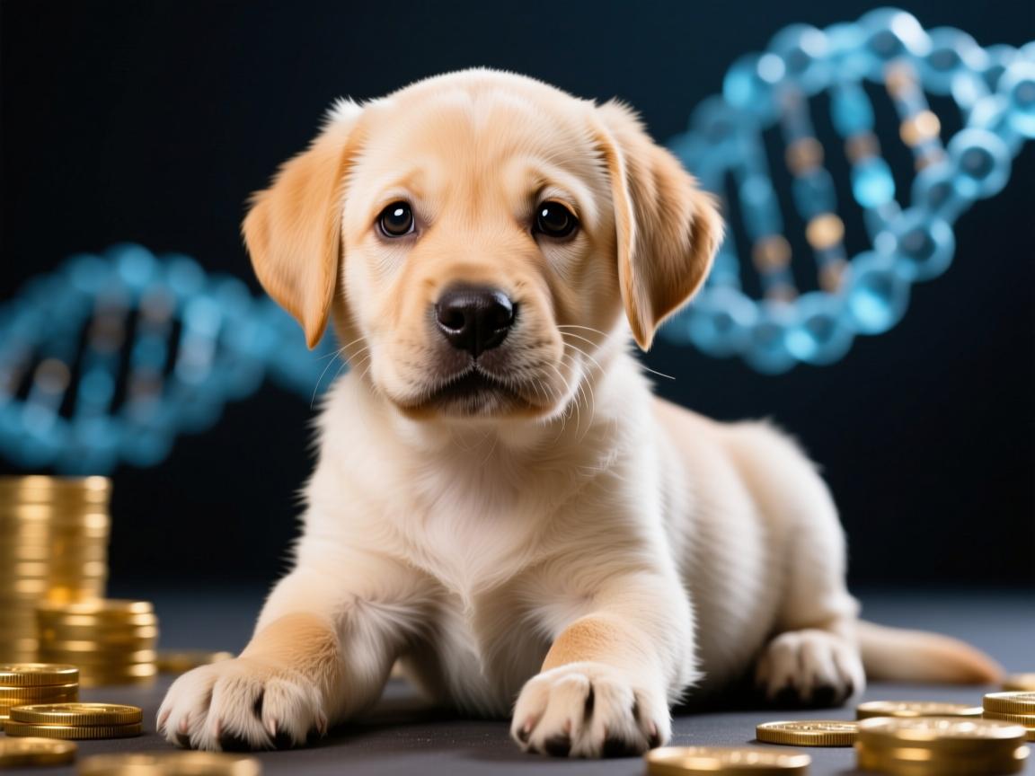 拉布拉多犬变种45幼崽图鉴，45天颠覆认知的基因突变实拍！