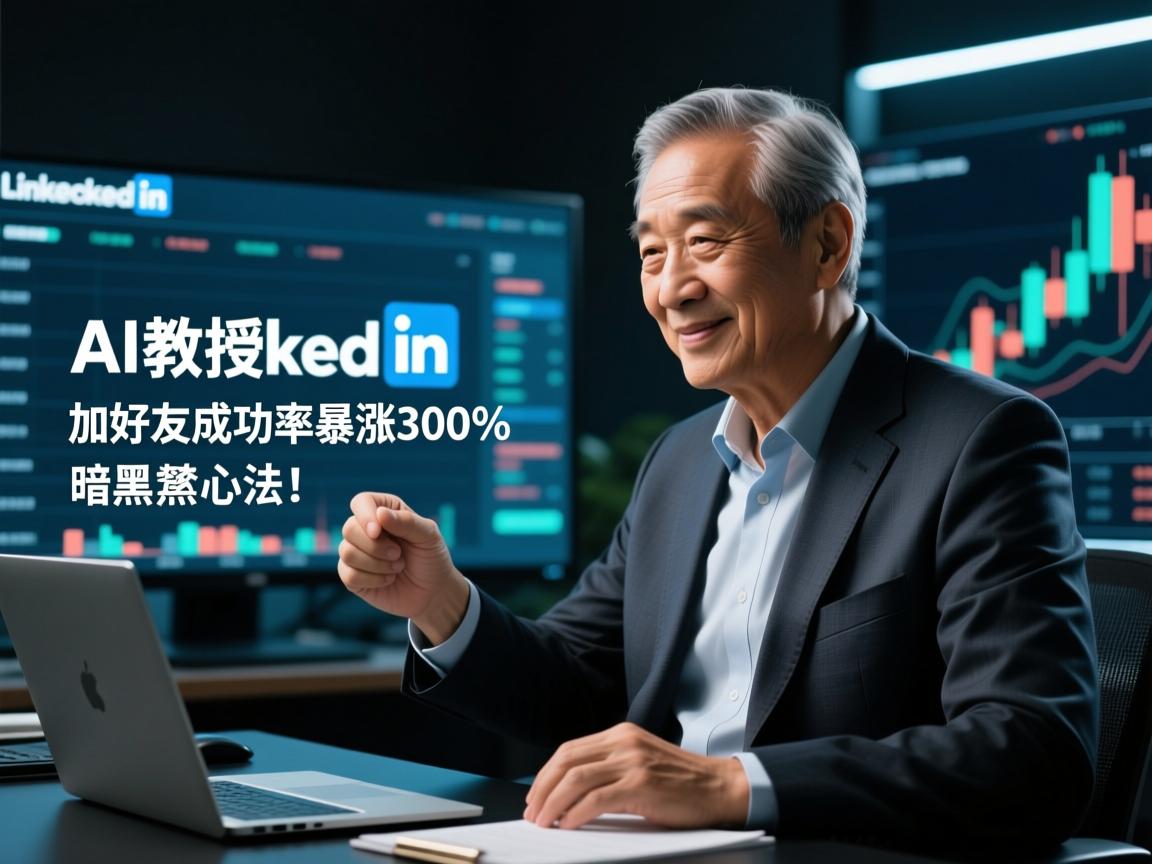 AI教父亲授,LinkedIn加好友成功率暴涨300%的暗黑心法!