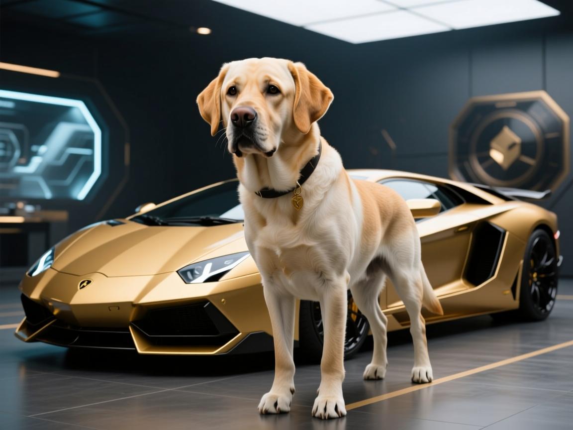 天价犬王诞生!拉布拉多变种45揭秘,2024身价碾压豪华跑车?