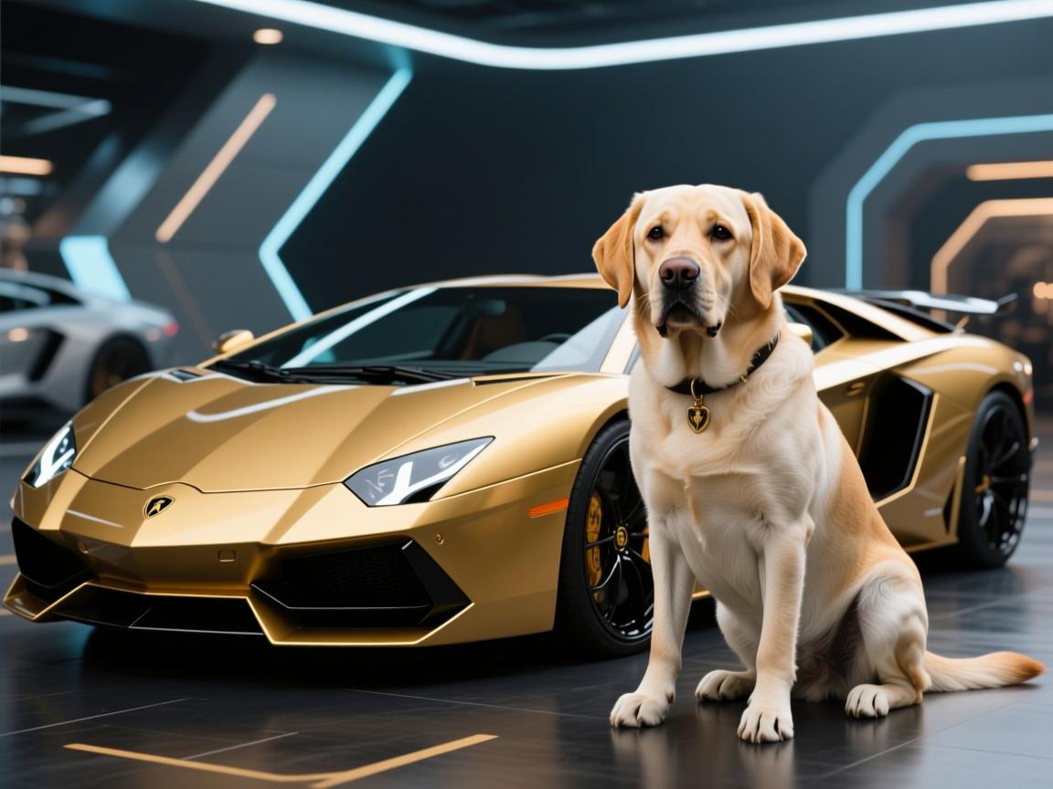 天价犬王诞生!拉布拉多变种45揭秘,2024身价碾压豪华跑车?