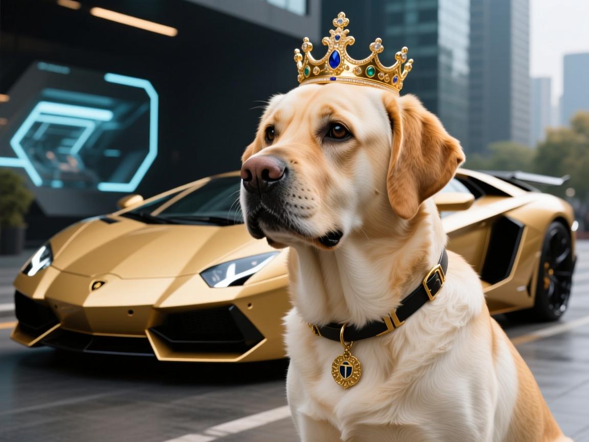 天价犬王诞生!拉布拉多变种45揭秘,2024身价碾压豪华跑车?