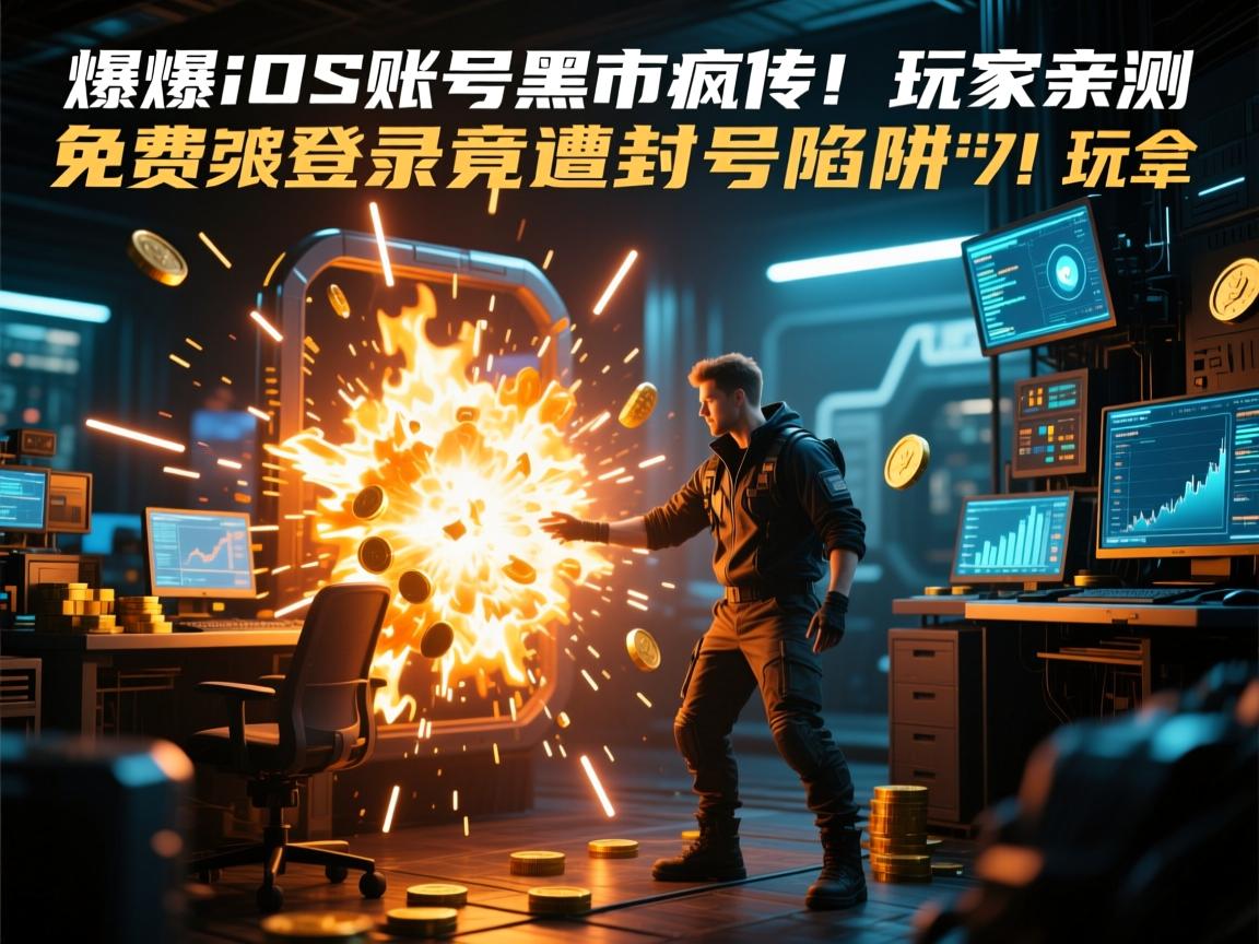 聚爆iOS账号黑市疯传!玩家亲测免费登录竟遭封号陷阱