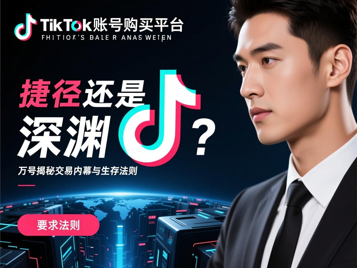 TikTok账号购买平台,捷径还是深渊?万字揭秘交易内幕与生存法则