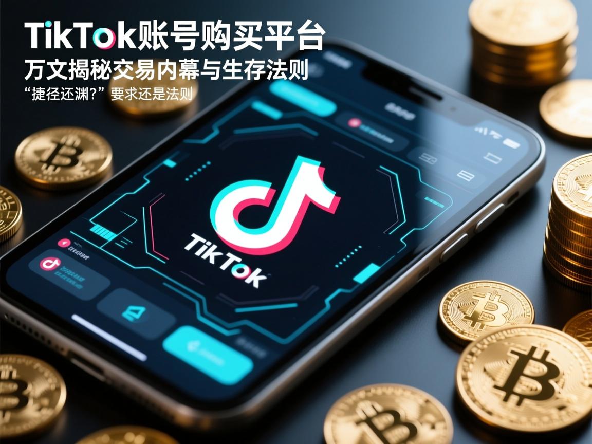 TikTok账号购买平台,捷径还是深渊?万字揭秘交易内幕与生存法则