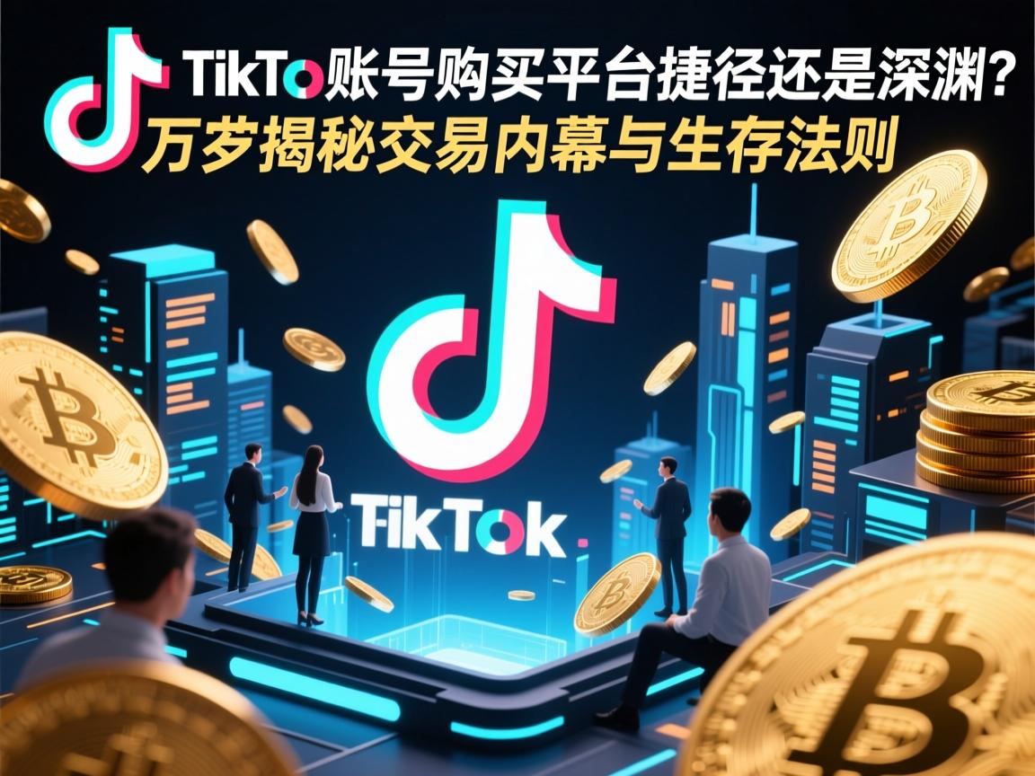 TikTok账号购买平台,捷径还是深渊?万字揭秘交易内幕与生存法则
