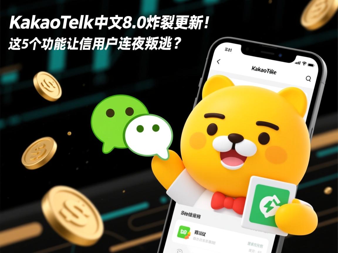 KakaoTalk中文8.0炸裂更新!这5个功能让微信用户连夜叛逃?