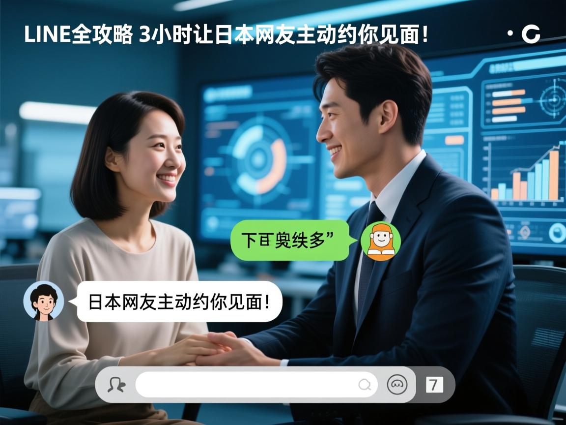 LINE聊天全攻略,3小时让日本网友主动约你见面!