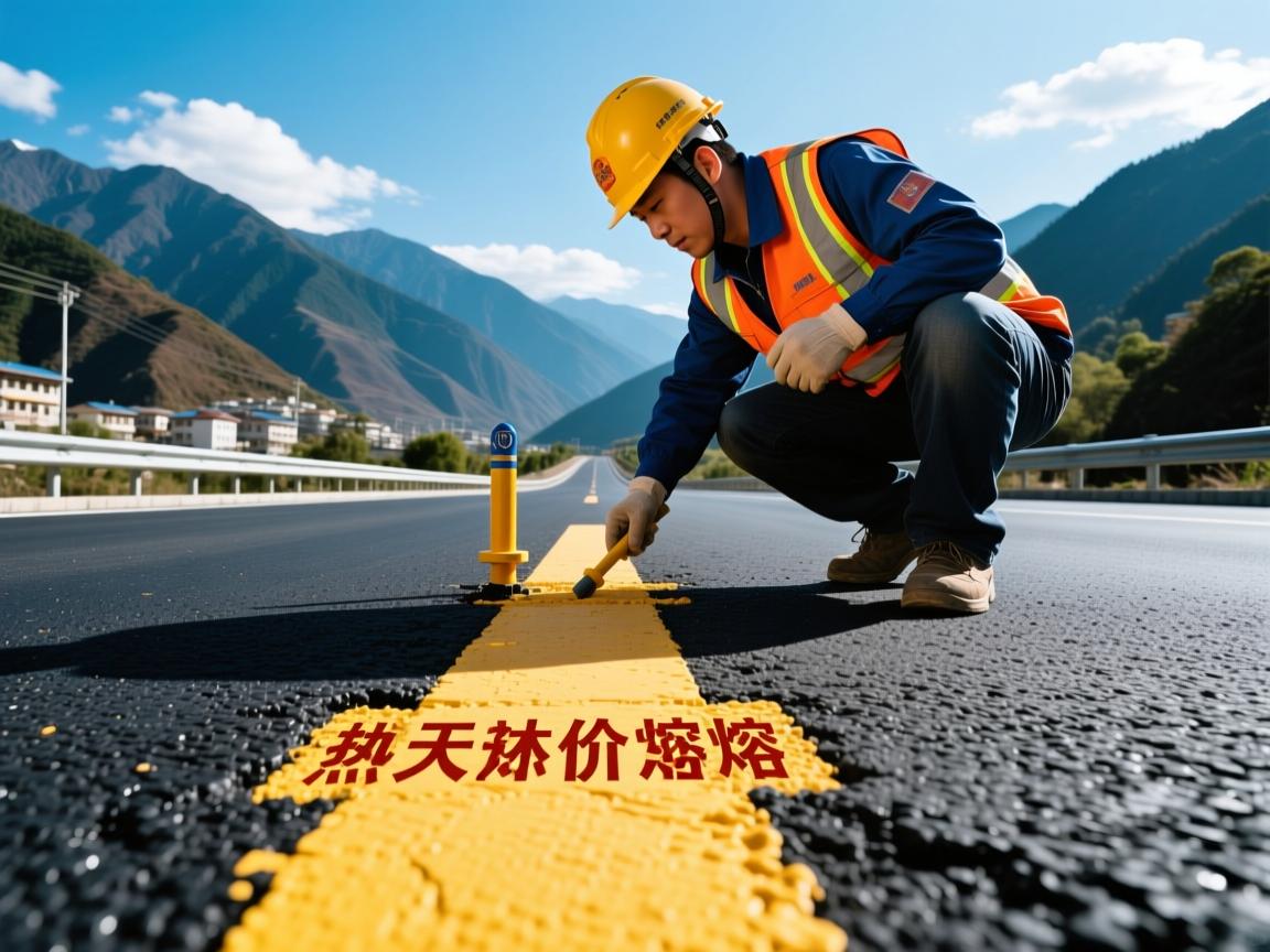 东川热熔标线天价之谜,进口涂料每米188元背后的行业暗战!