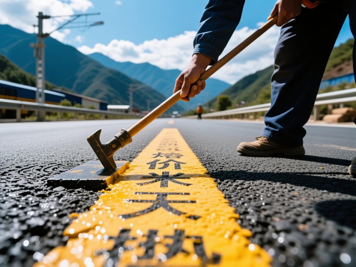 东川热熔标线天价之谜,进口涂料每米188元背后的行业暗战!