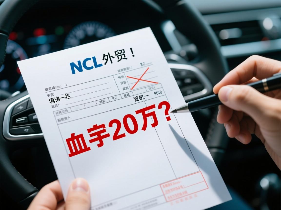 外贸单据惊现NCL!填错一栏,竟让老司机血亏20万?