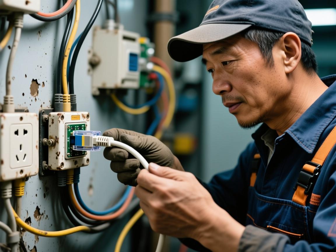 AI电力线联网黑科技!老旧插座秒变千兆网口,电工师傅看完都懵了