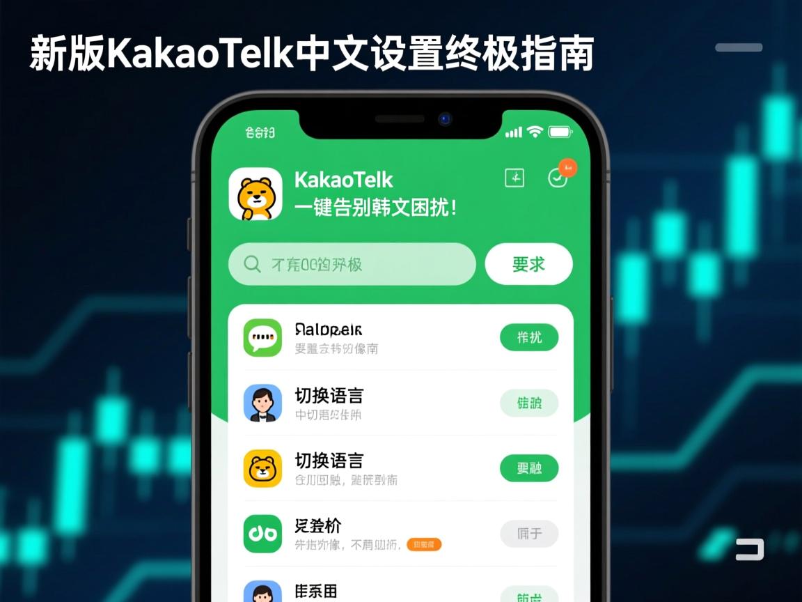 新版KakaoTalk中文设置终极指南,一键切换语言,告别韩文困扰!