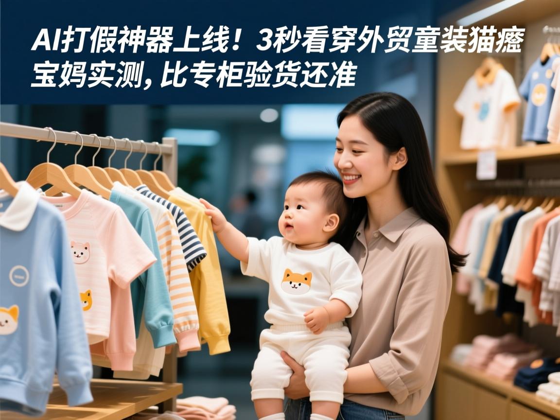 AI打假神器上线!3秒看穿外贸童装猫腻,宝妈实测,比专柜验货还准