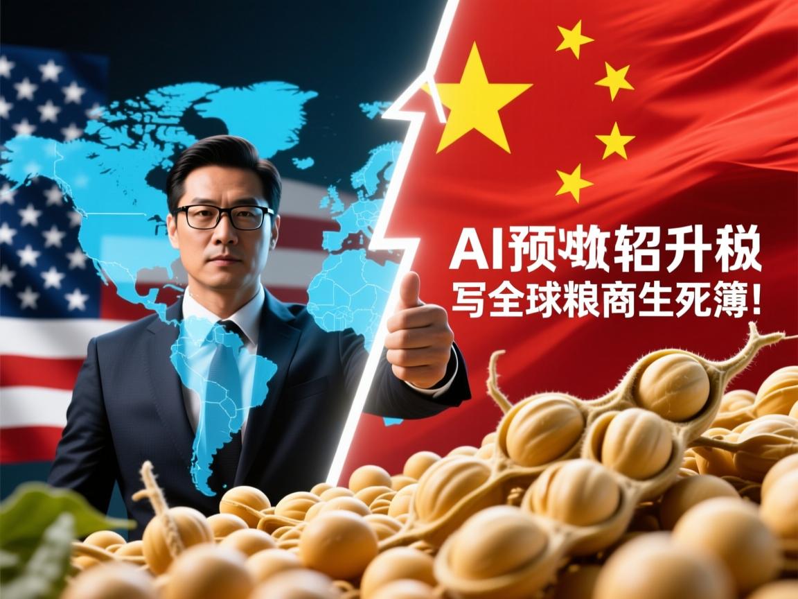 AI预测,美国大豆关税暗战升级,中国一招反制改写全球粮商生死簿!