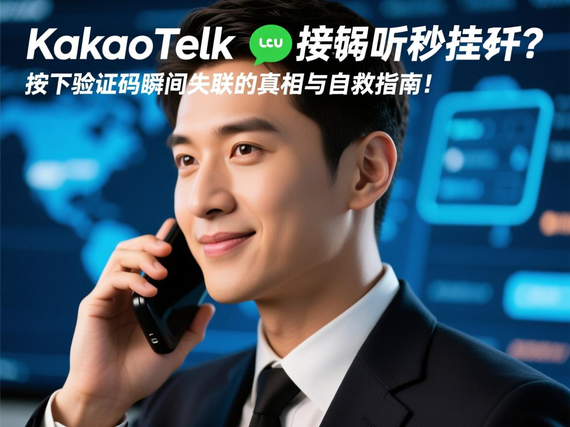 KakaoTalk接听电话秒挂断?按下验证码瞬间失联的真相与自救指南!