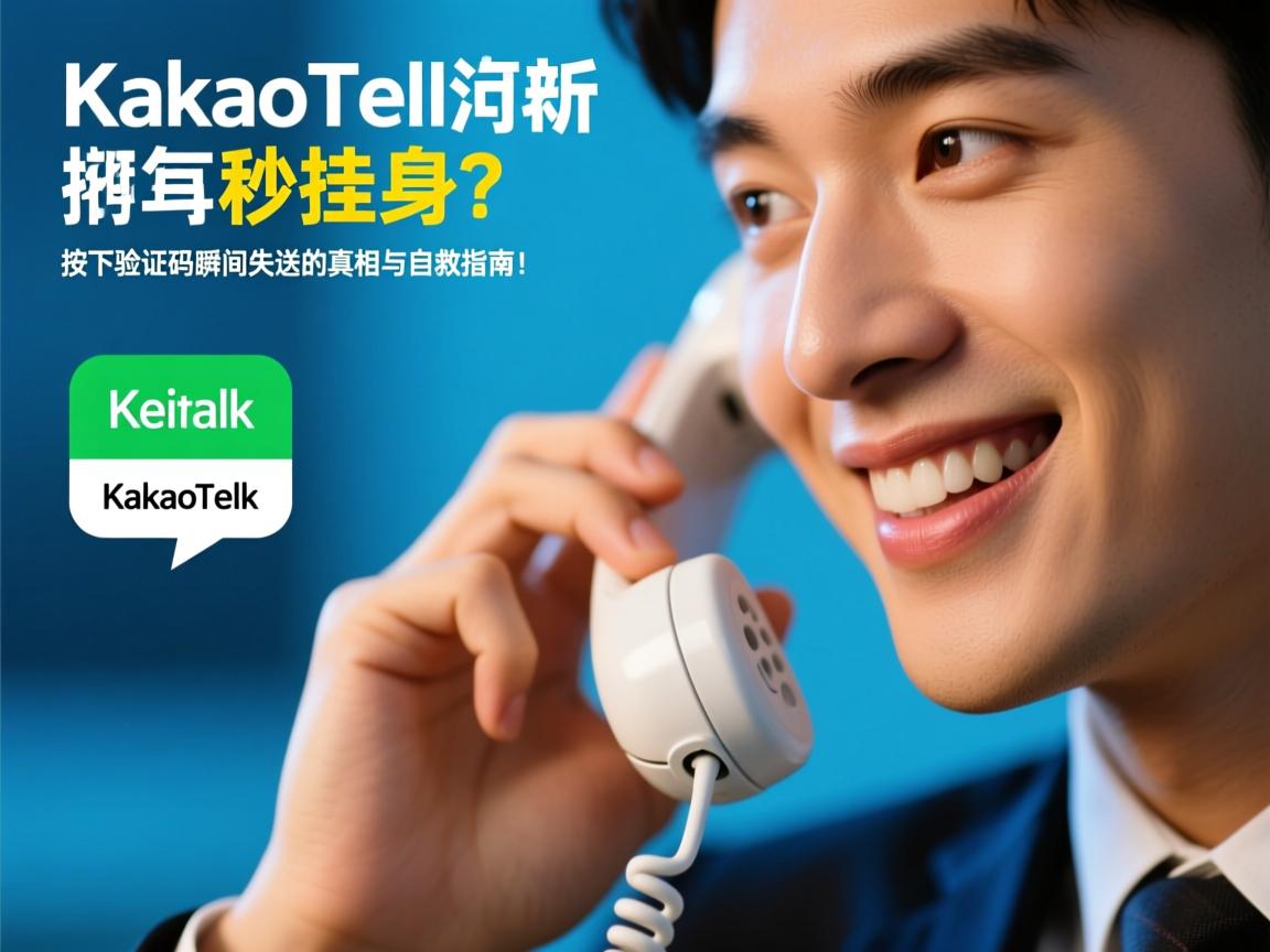 KakaoTalk接听电话秒挂断?按下验证码瞬间失联的真相与自救指南!