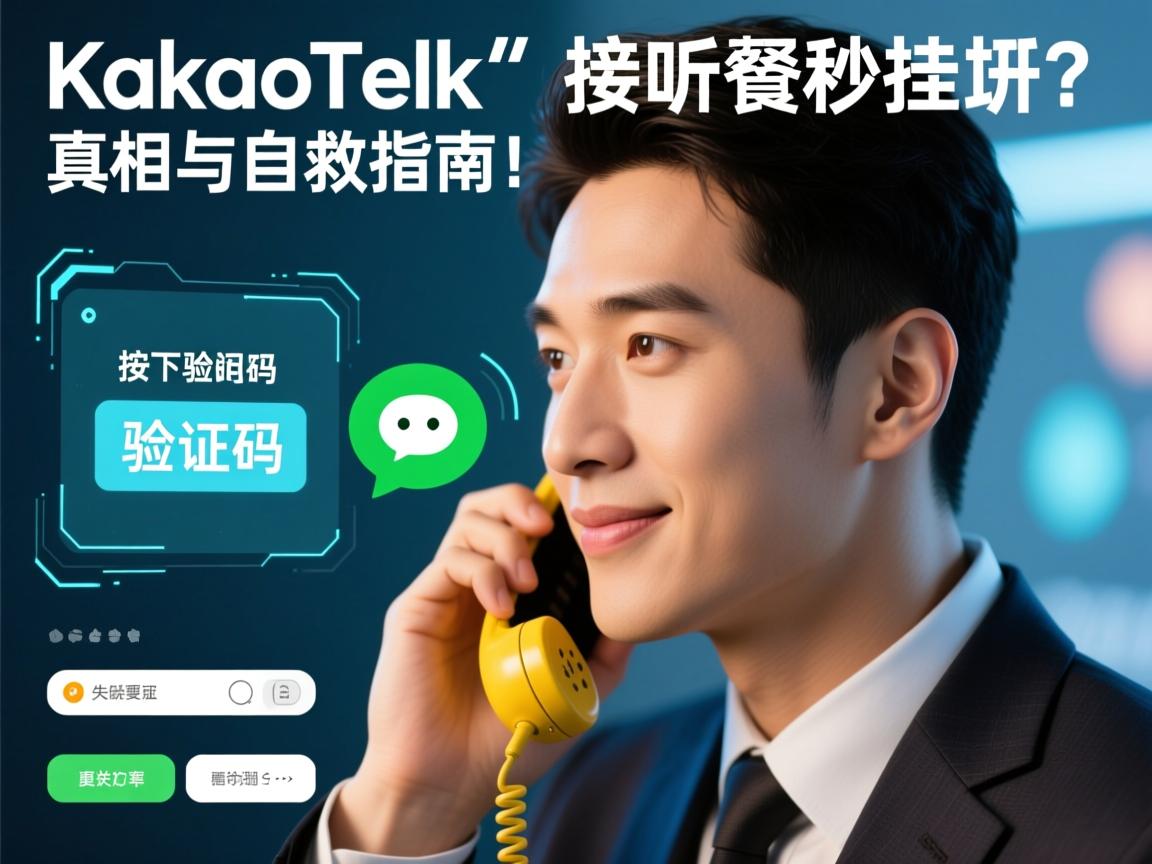 KakaoTalk接听电话秒挂断?按下验证码瞬间失联的真相与自救指南!