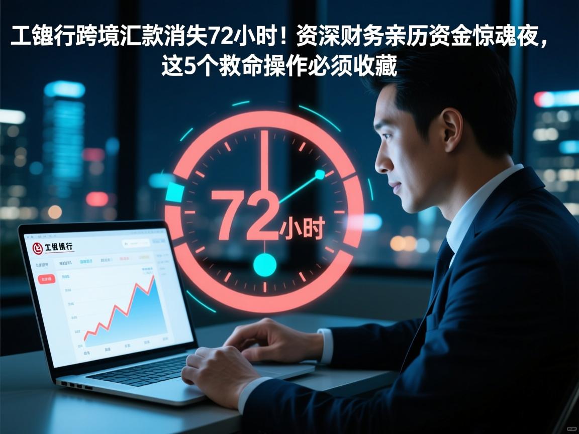 工行跨境汇款消失72小时!资深财务亲历资金惊魂夜,这5个救命操作必须收藏