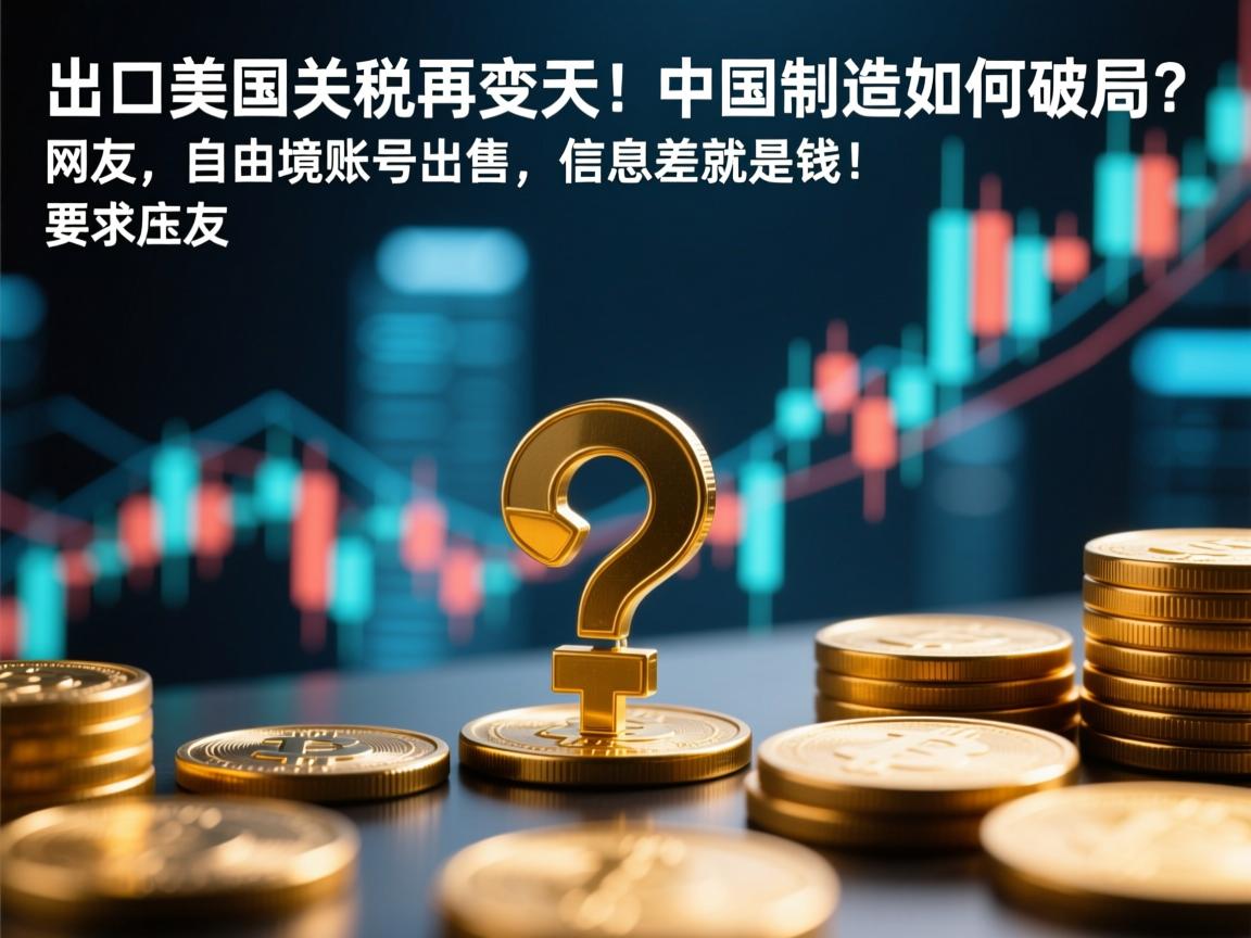 出口美国关税再变天!中国制造如何破局?网友,自由境账号出售,信息差就是钱!