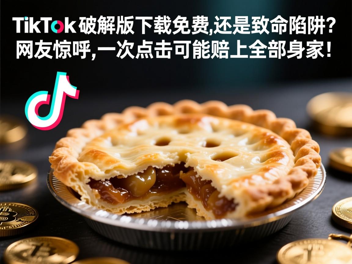 TikTok破解版下载,免费馅饼还是致命陷阱?网友惊呼,一次点击可能赔上全部身家!