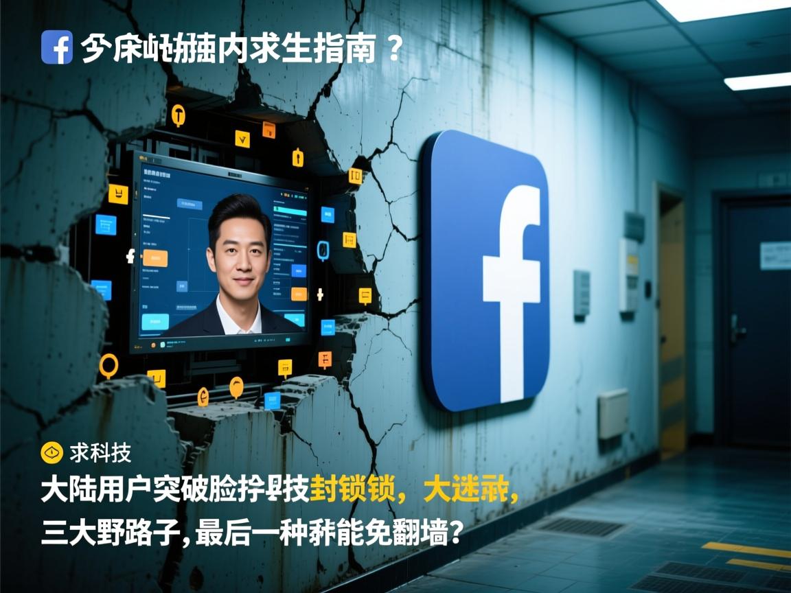 墙内求生指南,大陆用户突破脸书封锁的三大野路子,最后一种竟能免翻墙?