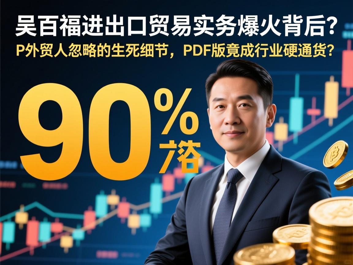 吴百福进出口贸易实务爆火背后,90%外贸人忽略的生死细节,PDF版竟成行业硬通货?