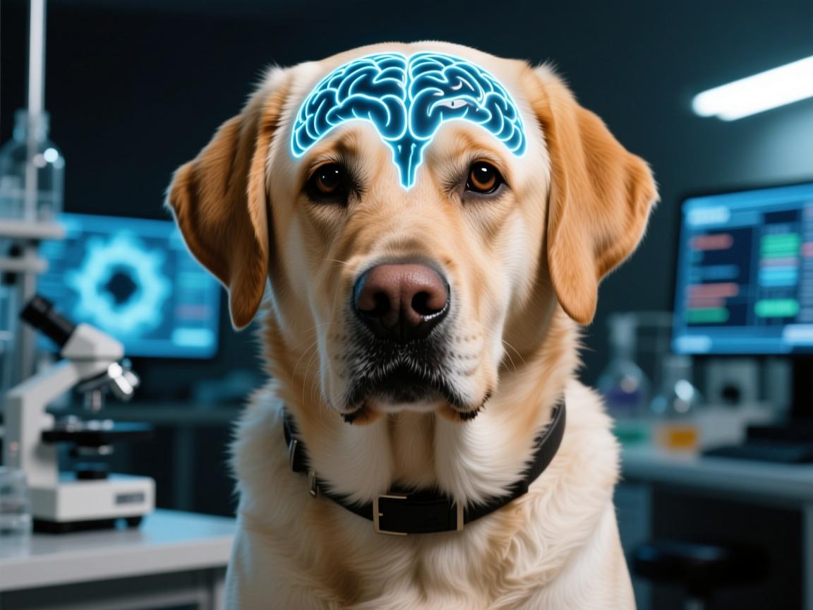 拉布拉多变种51,智商爆表还是伦理深渊?实验室泄露的超级大脑!