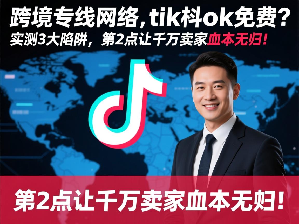 跨境专线网络tiktok免费?实测3大陷阱,第2点让千万卖家血本无归!