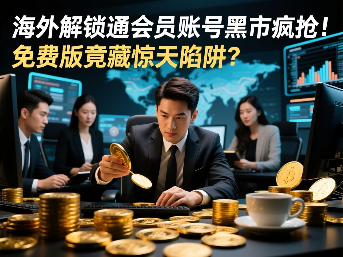 海外解锁通会员账号黑市疯抢!免费版竟藏惊天陷阱?