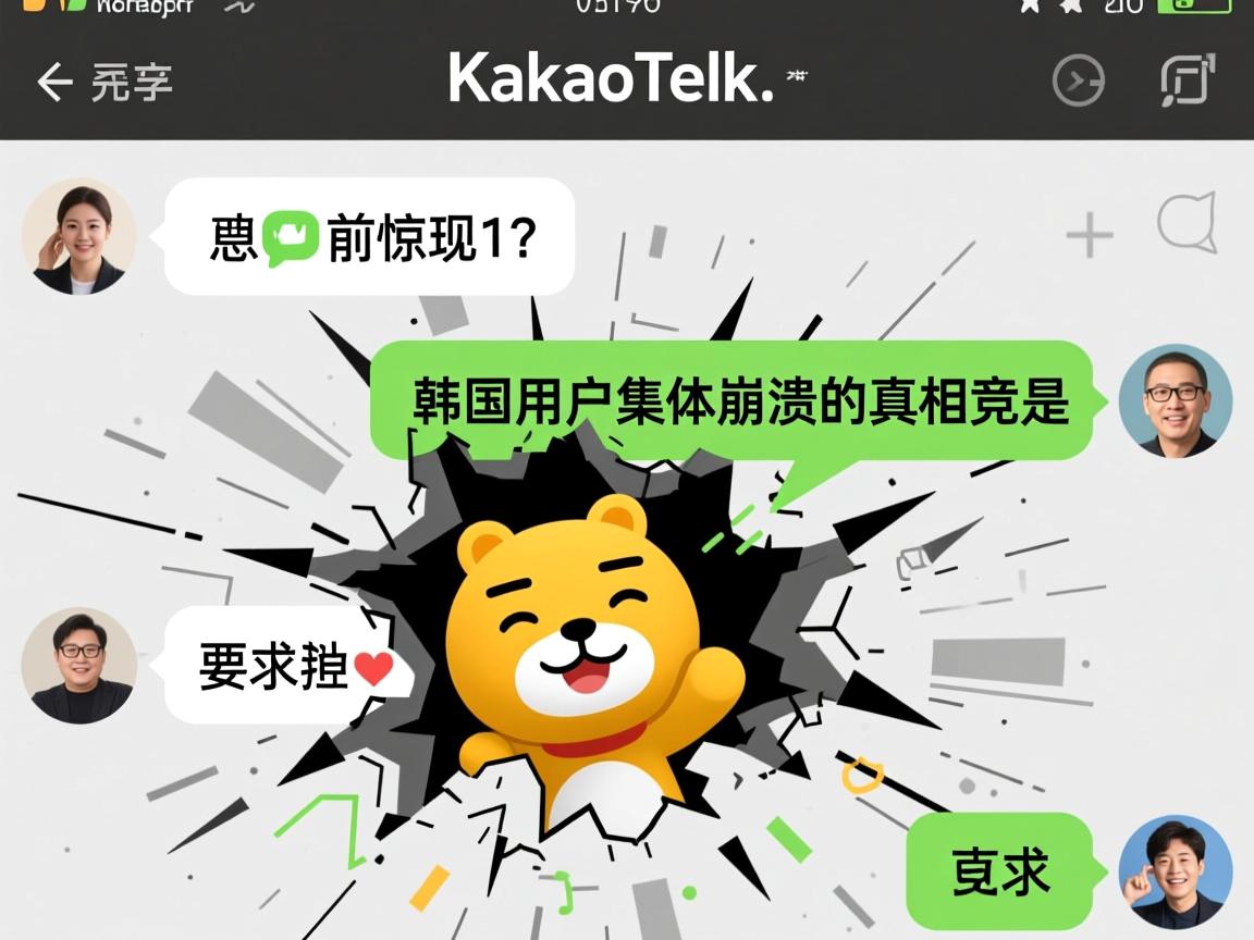 KakaoTalk消息前惊现1？韩国用户集体崩溃的真相竟是.