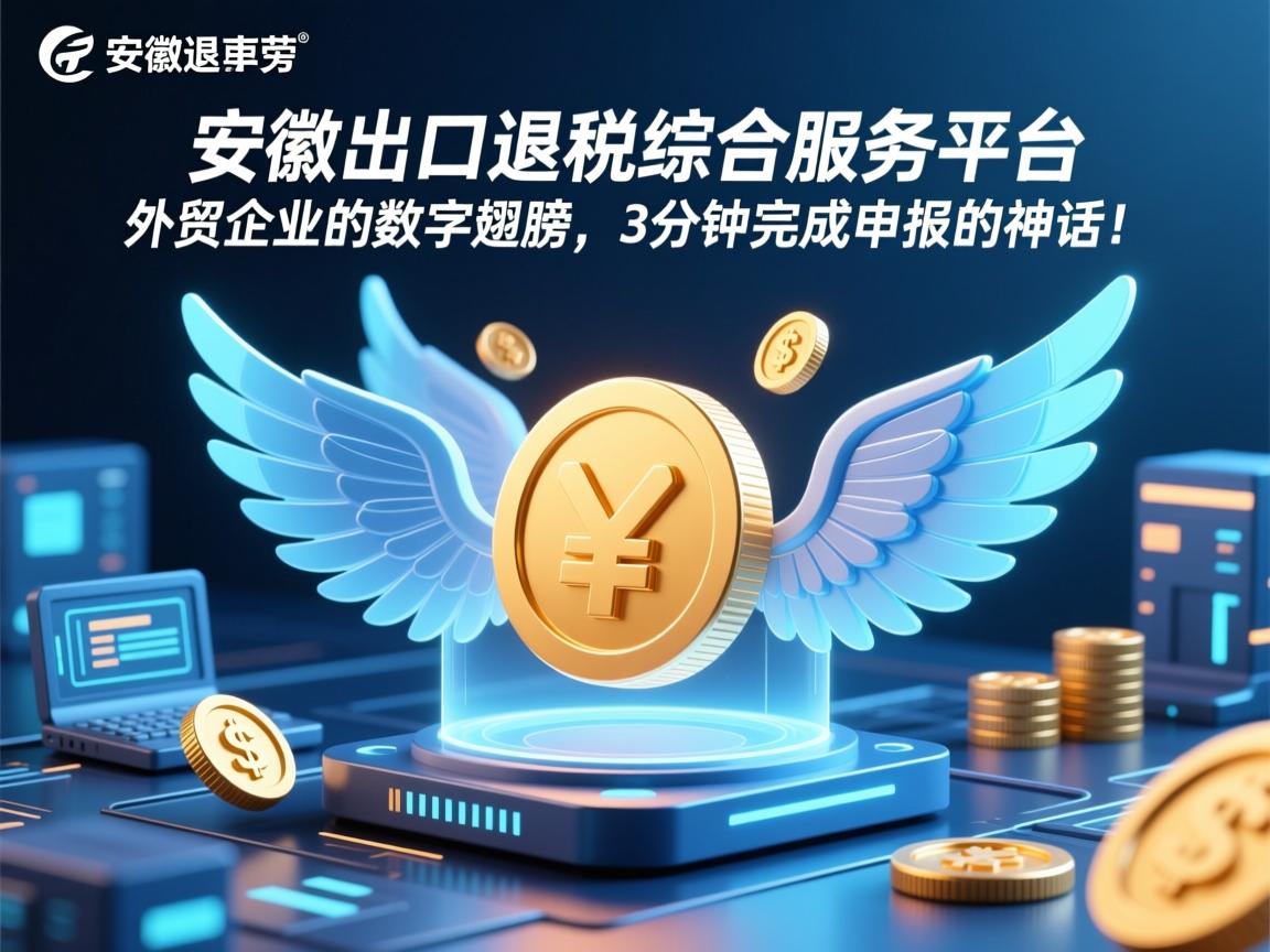 安徽出口退税综合服务平台,外贸企业的数字翅膀,3分钟完成申报的神话!