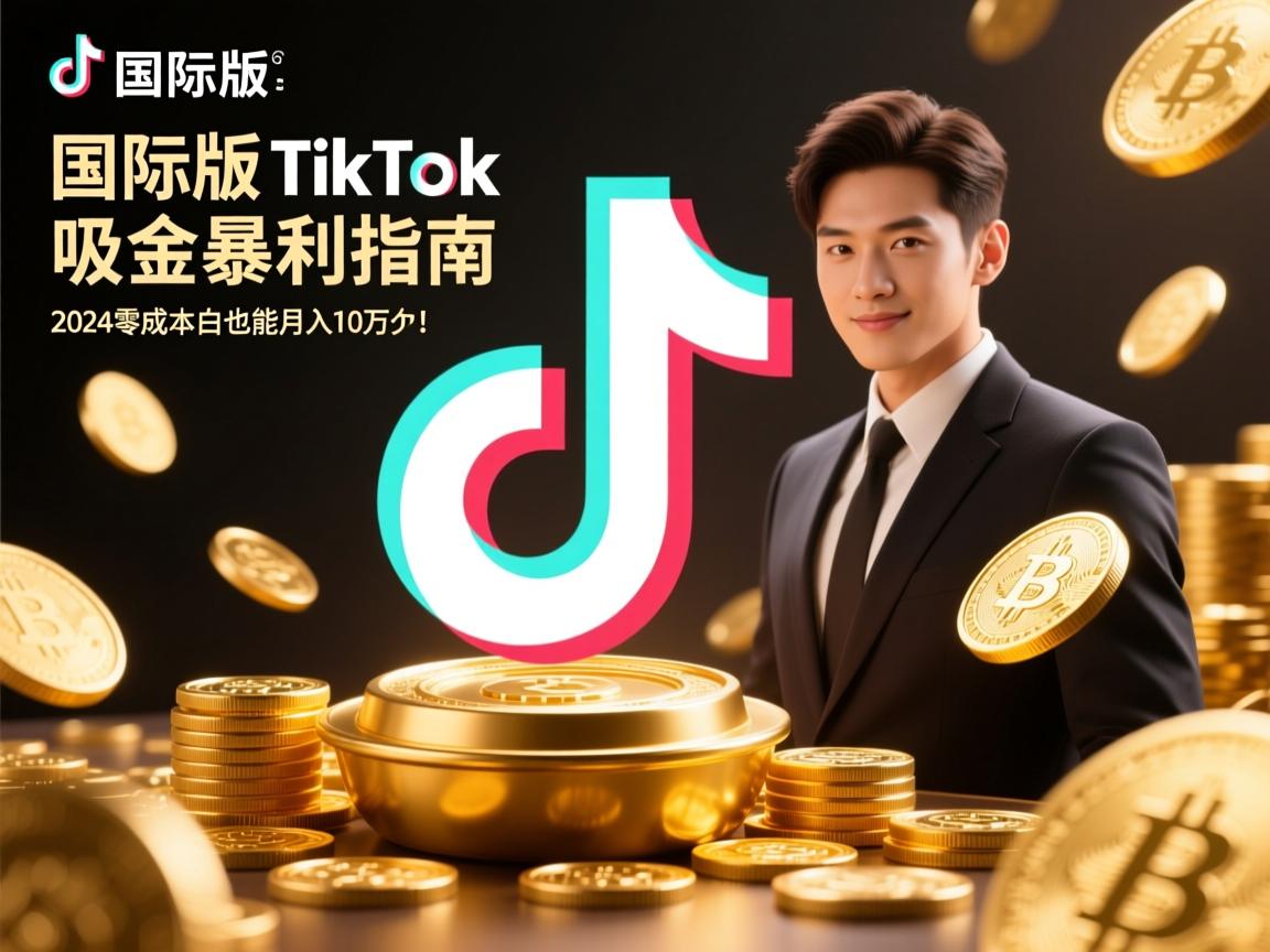 国际版TikTok吸金暴利指南,2024零成本小白也能月入10万刀!