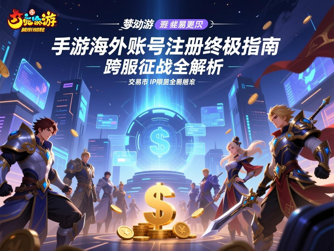 梦幻西游手游海外账号注册终极指南,IP限制、交易黑市与跨服征战全解析