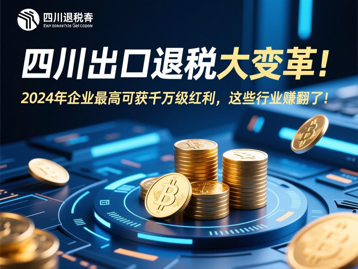 四川出口退税大变革!2024年企业最高可获千万级红利,这些行业赚翻了!