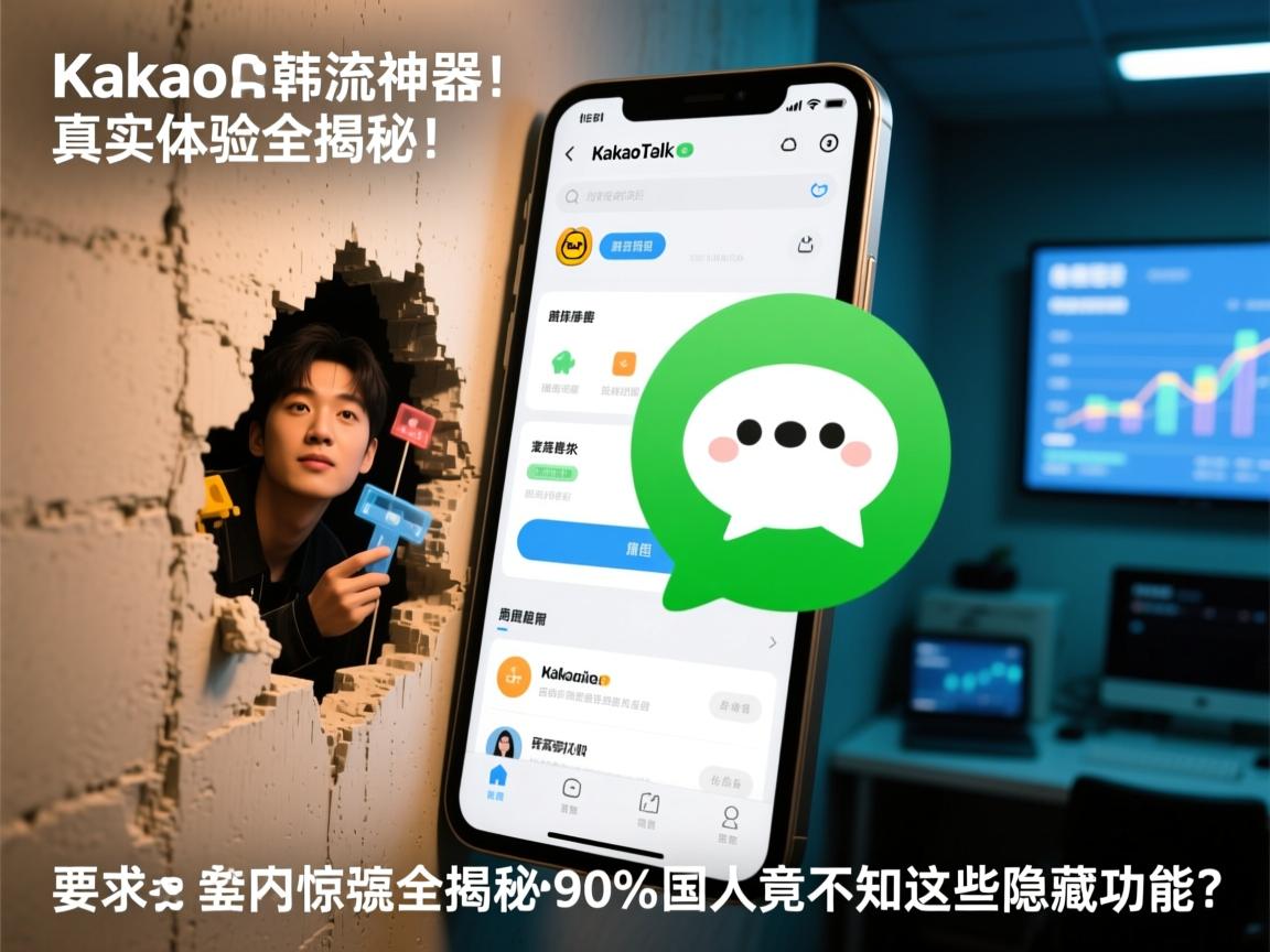 墙内惊现韩流神器!KakaoTalk真实体验全揭秘,90%国人竟不知这些隐藏功能?