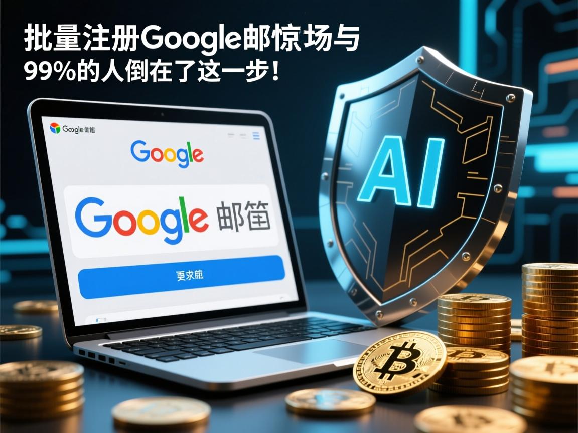 批量注册谷歌邮箱,一场与AI守卫的惊险博弈,99%的人倒在了这一步!