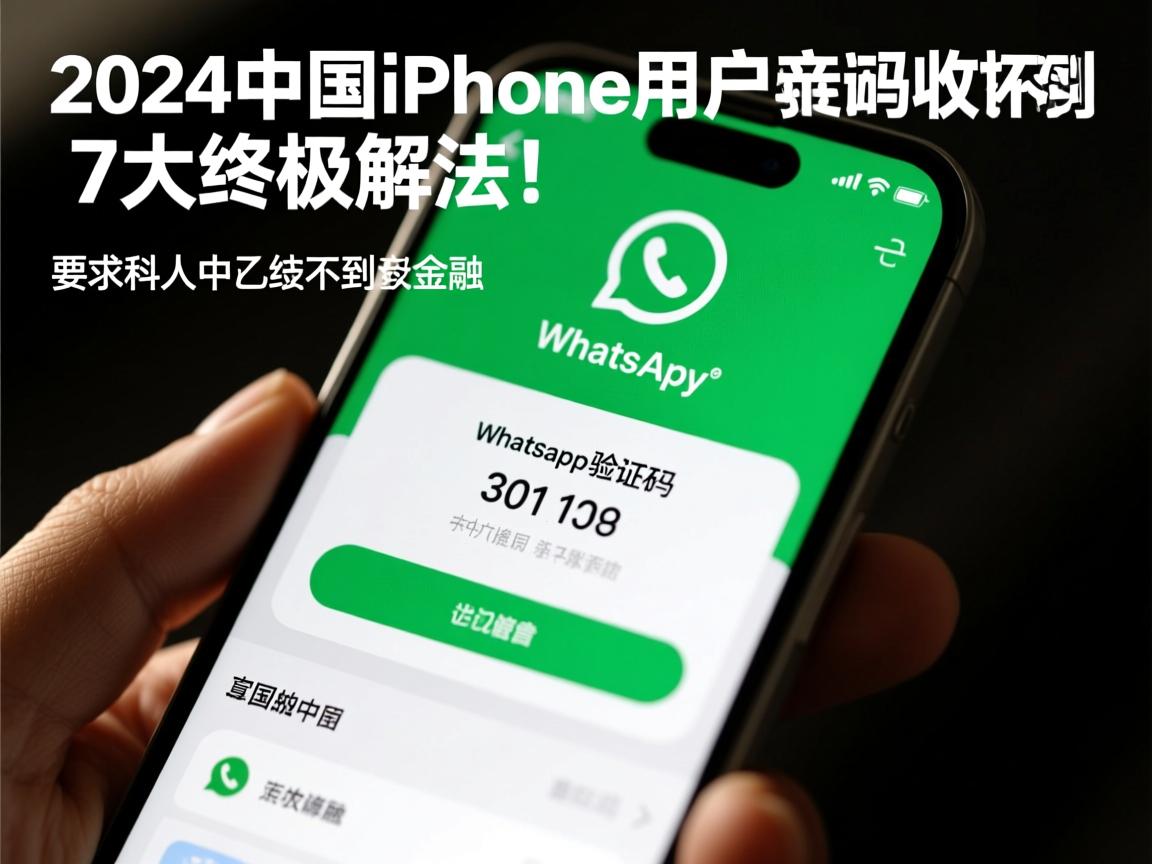 2024中国iPhone用户亲测,WhatsApp验证码收不到的7大终极解法!