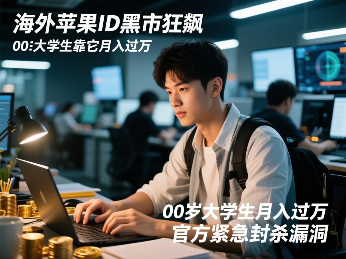 海外苹果ID黑市狂飙!00后大学生靠它月入过万,官方紧急封杀漏洞