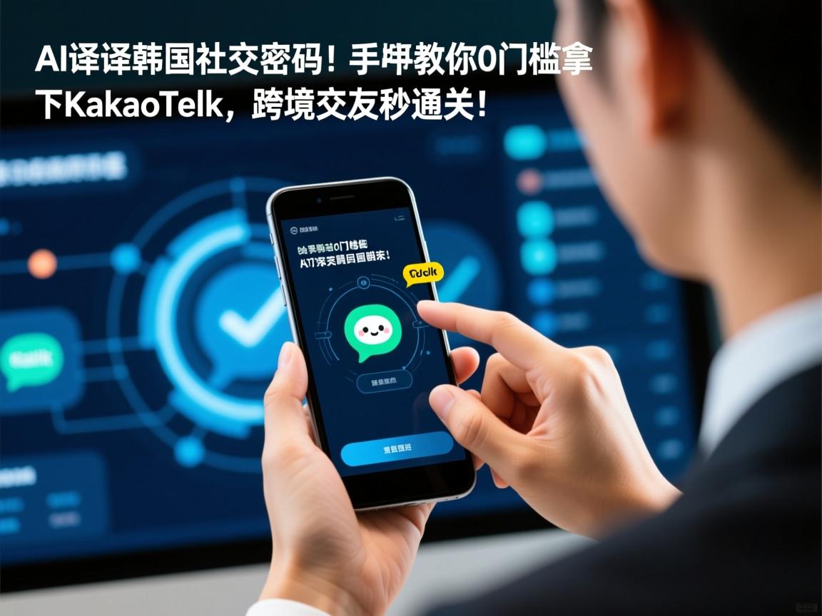 AI破译韩国社交密码!手把手教你0门槛拿下KakaoTalk,跨境交友秒通关!