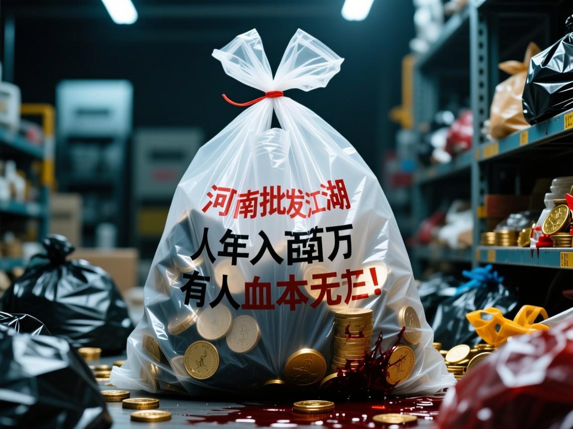 河南垃圾袋批发江湖,外贸尾货里的暴利与陷阱,有人年入百万,有人血本无归!