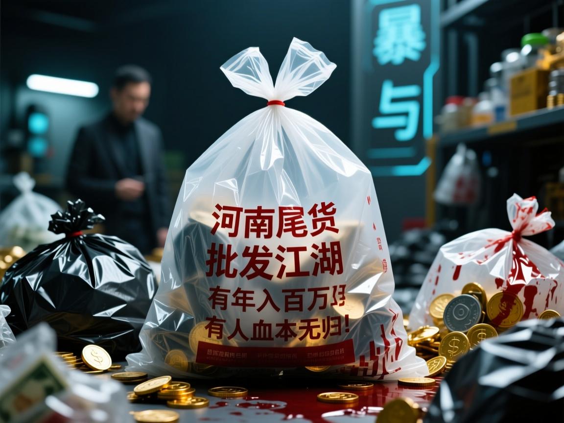 河南垃圾袋批发江湖,外贸尾货里的暴利与陷阱,有人年入百万,有人血本无归!