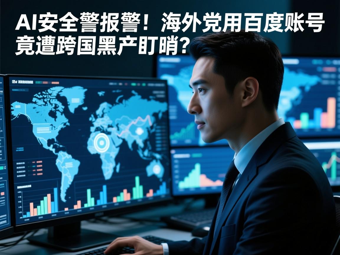 AI安全警报!海外党用百度账号竟遭跨国黑产盯梢?