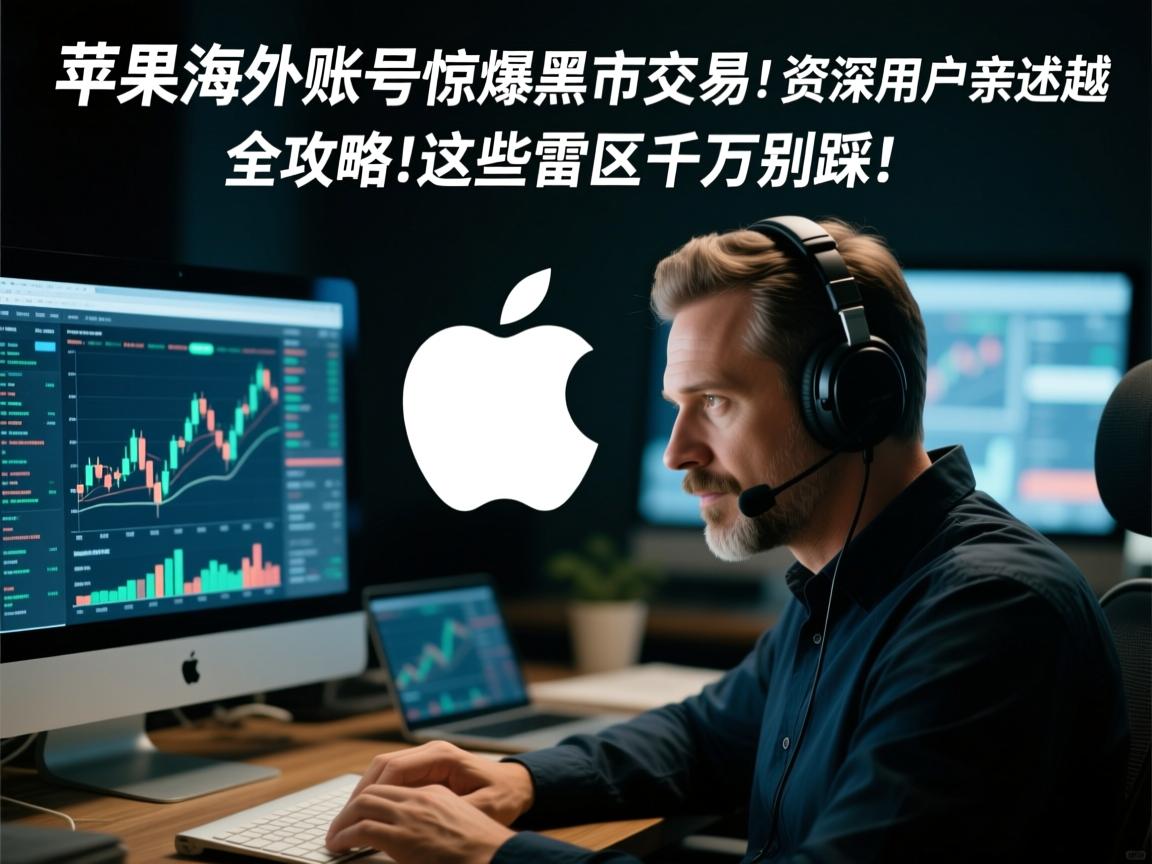 苹果海外账号惊爆黑市交易!资深用户亲述越狱全攻略,这些雷区千万别踩!