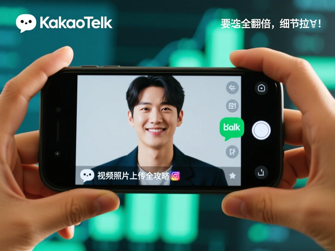 韩国社媒巨头KakaoTalk视频照片上传全攻略,手速翻倍,细节拉满!