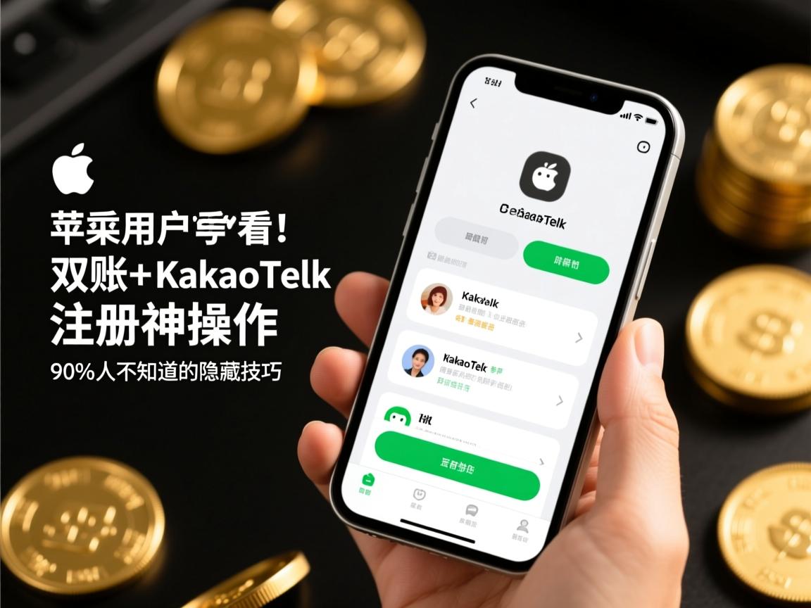 苹果用户必看!双账号+KakaoTalk注册神操作,90%人不知道的隐藏技巧