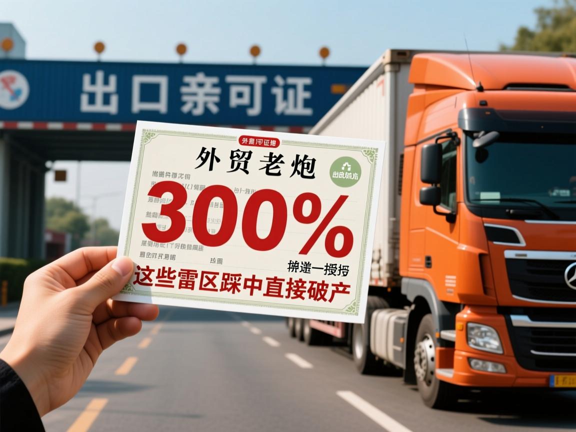 卡车出口许可证暴增300%外贸老炮亲授避坑指南,这些雷区踩中直接破产