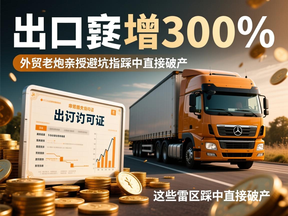 卡车出口许可证暴增300%外贸老炮亲授避坑指南,这些雷区踩中直接破产