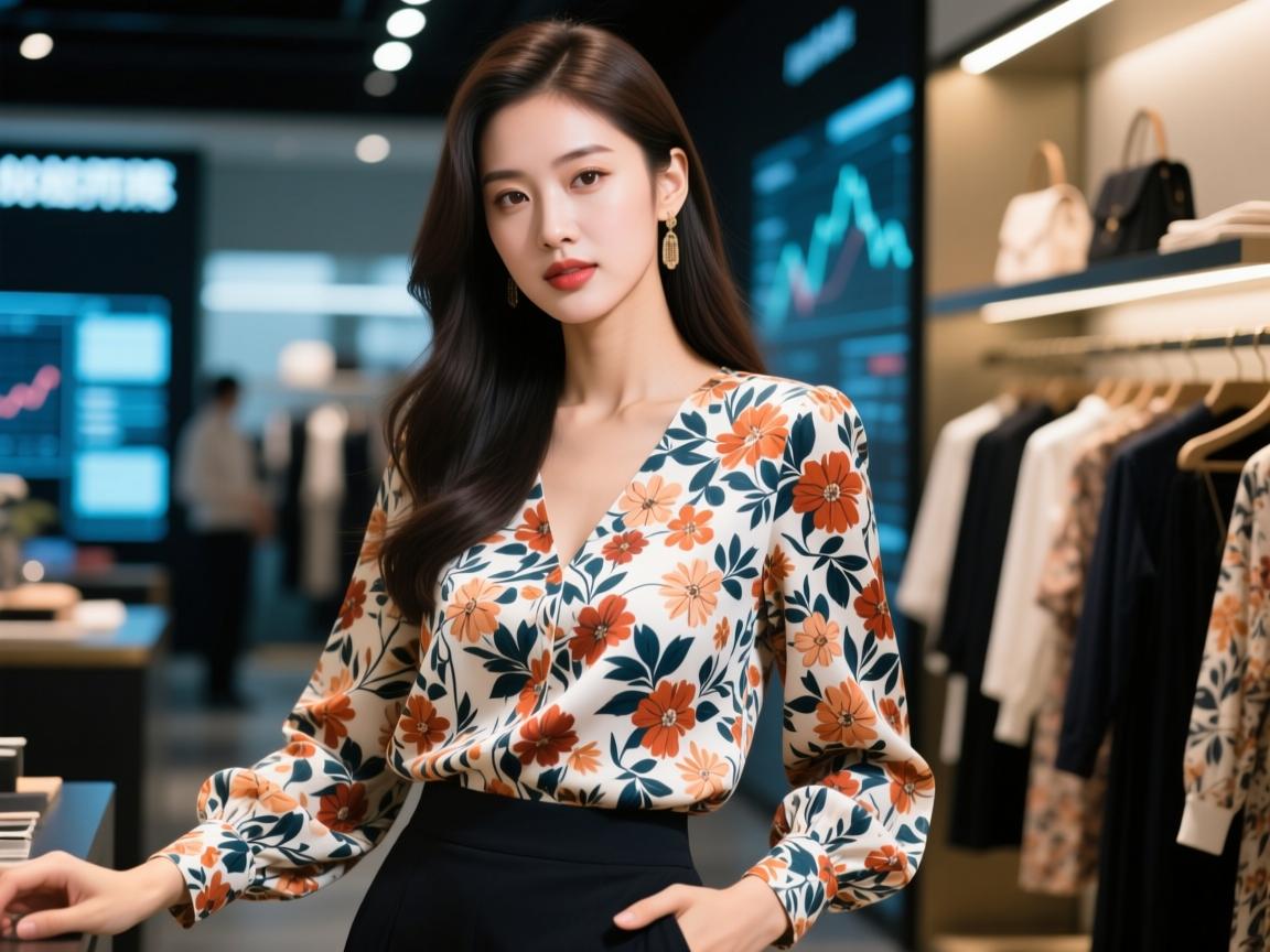 外贸碎花上衣穿搭翻车现场!3招逆袭成氛围感女神,网友,比专柜贵三倍也值了